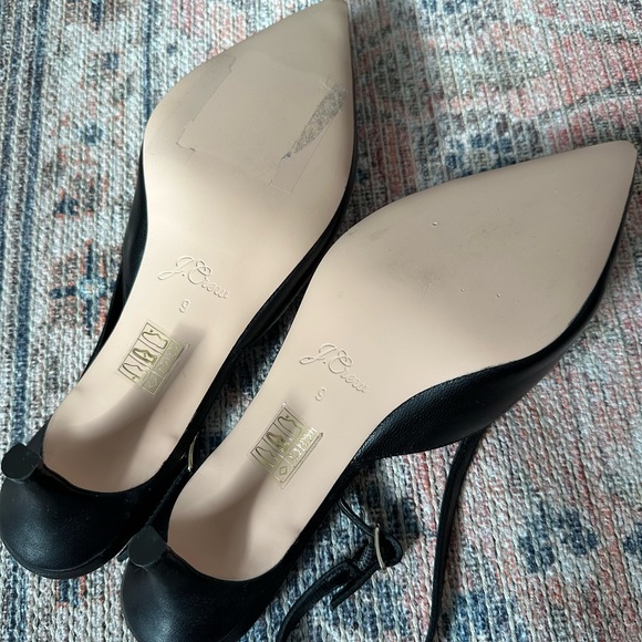 J. Crew Classic Black Pointed Heels - Picture 3 of 3